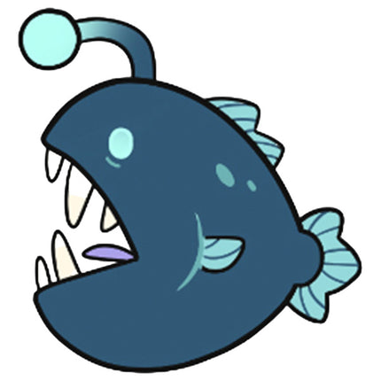 mini anglerfish design illustration
