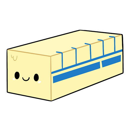 Butter design illustration