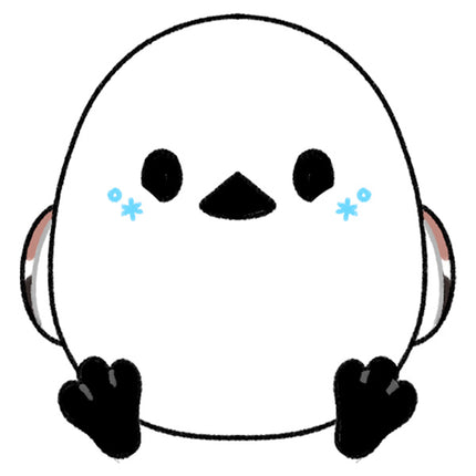 mini snow fairy bird drawing