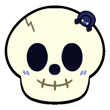 snacker skull illustration