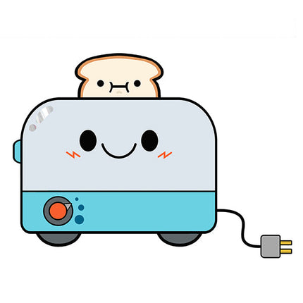 mini toaster design illustration