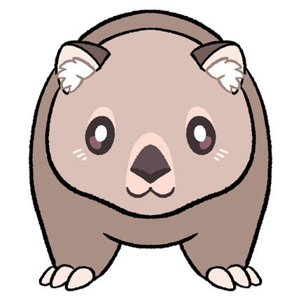 mini wombat design graphic