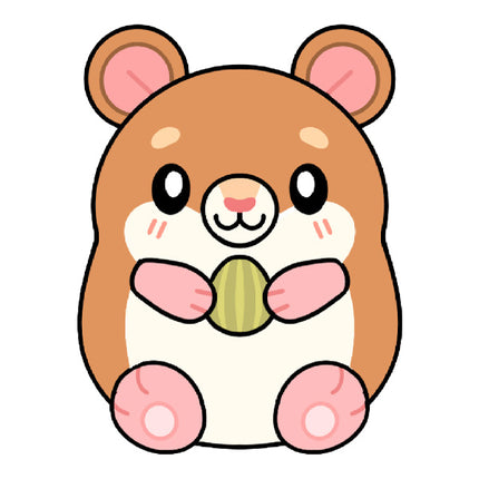 mini hamster design illustration