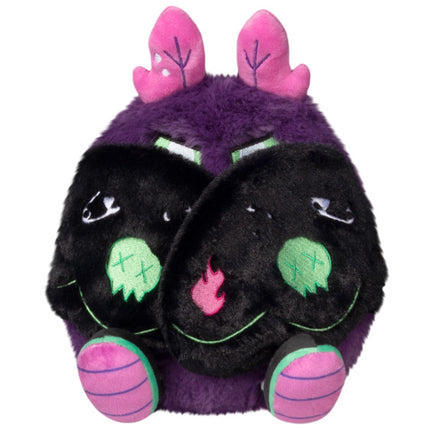 mini neon punk mothman closed wings