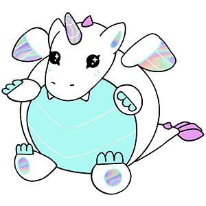 mini squish crystal dragon 7 design