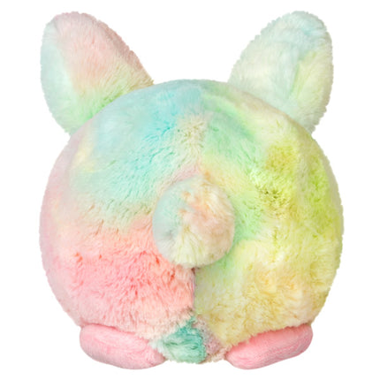 snackers tie dye fluffy bunny back