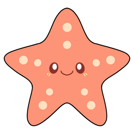 baby starfish design illustration